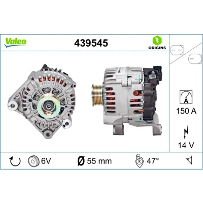 Bild av Generator Valeo 439545