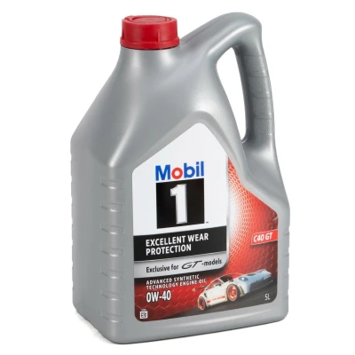 Bild av Mobil 1 C40 GT 0W 40 5I Huile moteur 157843 MERCEDES BENZ: Classe C Berline, A, OPEL: Corsa D 3/5 portes, E portes