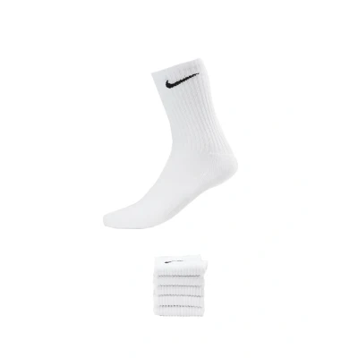 Bild av Nike Performance Everyday CUSH CREW 6 PACK Träningssockor, Storlek: 38 42, White/black