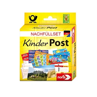 Bild av Noris 606521006 Kinderpost Nachfüllset Postkontor Rollspel Set för Barn, Flerfärgad, 28 x 115 140 mm