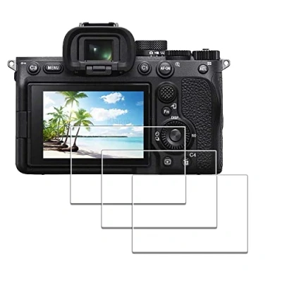 Bild av iDaPro skärmskydd för Sony ZV E1 E10 II E10II Alpha ZVE1 A7 IV A7IV 7 7IV A7M4 [3 pack] härdat glas enkel installation