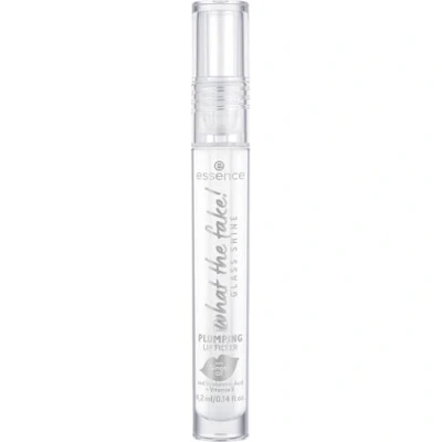 Bild av Essence What The Fake! Glass Shine Plumping Lip Filler, Booster, Moisturizing, Hydrating, With Vitamins, Express Result, Natural, Shiny, 4.2Ml