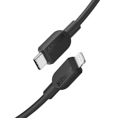 Bild av Anker USB C till Lightning kabel, 310 laddningskabel (180cm), MFi certifierad, snabbladdningskabel för iPhone 14 Plus Pro Max 13 12 11 X XS XR Laddare ingår ej