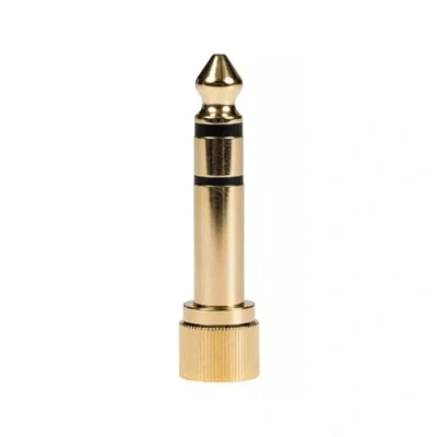 Bild av Shure HPAQA1 förgylld gängad 6,3 mm 1/4 adapter för Headphones