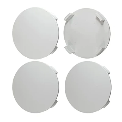 Bild av Set om 4 stycken x 75 mm navkapslar/centrumkåpor (utan skydd, grå)