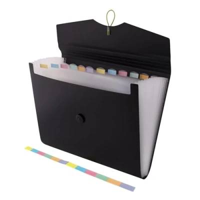 Bild av D.RECT 5580 Arkivmapp, Svart, A4 x 12 stycken