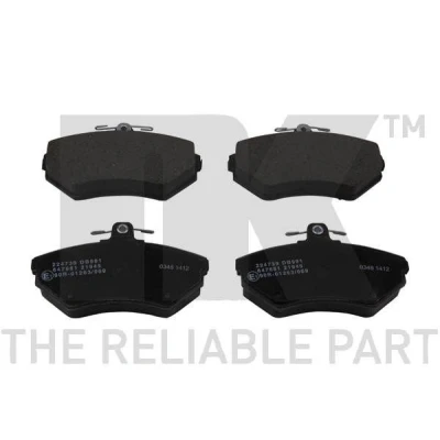 Bild av NK 224739 Jeu de plaquettes frein contact signal d&#039;usure exclu avec tôle anti bruit sans accessoires AUDI: A4 B5 Berline, Avant