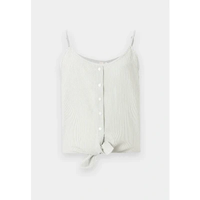 Bild av ONLY Onllecey KNOT Singlet Linne, Storlek: XS, Cloud dancer/lily pad