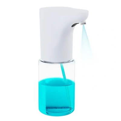 Bild av Promedix automatisk dispenser, dispenserbehållare för flytande tvål, desinfektionsvätskor, 300ml, 4xAA, vit, PR 540 W