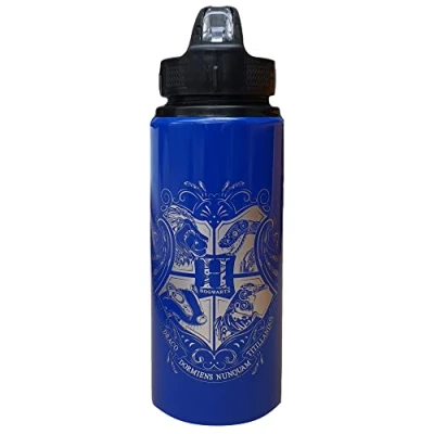 Bild av STOR S.L. Harry Potter Hogwarts vattenflaska BPA fri aluminiumflaska med vikbar pip 710 ml
