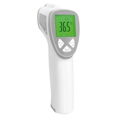 Bild av ProfiCare PC FT 3094 febertermometer kontaktlös, panntermometer, infraröd termometer, för spädbarn, barn och vuxna med 3 färgers LCD feberampel inklusive feberalarm, högt mätområde, vit