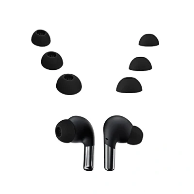 Bild av kwmobile 6 x reservstoppning kompatibel med Oneplus Buds Pro 2 silikon ersättning öronkuddar in ear hörlurar stoppning
