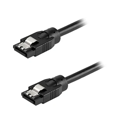 Bild av StarTech.com 60 cm (24 tum) rund SATA kabel låsningskontakter 6 Gbs datakabel SATRD60 cm)