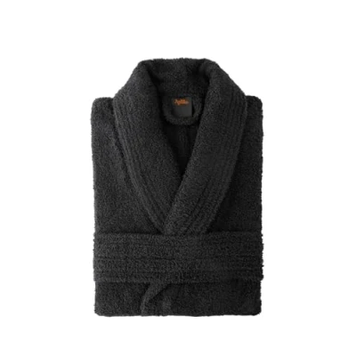 Bild av Top Towel Elegant badrock unisex vuxen, svart, XL