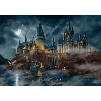 Bild av Schmidt Spiele 58577 Thomas Kinkade, Wizarding World, Harry Potter, Hogwarts Castle, 1000 bitar pussel, flerfärgad