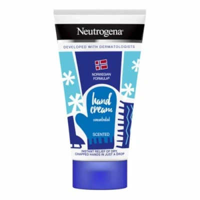 Bild av Neutrogena Koncentrerad parfymerad handkräm (50 ml), lugnande för mycket torra händer, ger intensiv fukt med glycerin en omedelbar och långvarig effekt