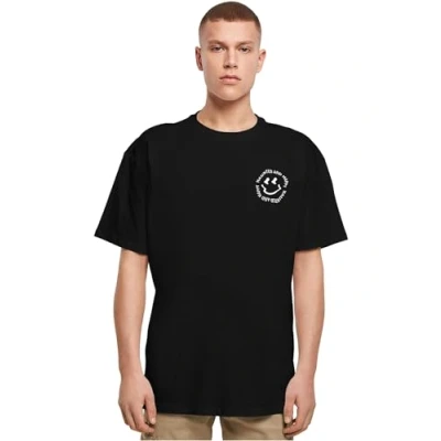 Bild av Merchcode Halloween Haunted AND Happy TEE Tshirt med print, Storlek: 3XL, Black
