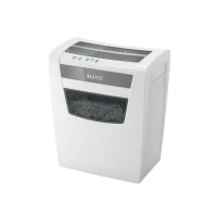 Bild av Leitz IQ Home Office Cross Cut Dokumentförstörare, Strimlar 12 10 Ark (70 80 g/m²), 23L Behållare, Vit, 80091000