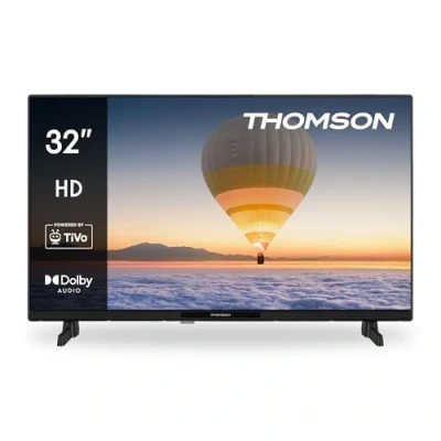 Bild av Thomson 32 tum HD Smart TV drivs av TiVo OS, med Triple Tuner (DVB T/T2/C/S/S2), Wi Fi, röststyrning, HDR10, Dolby Audio, USB, HDMI 32HT2S35
