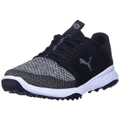 Bild av Puma Herr Grip Fusion golfsko, svart tyst skugga, 40.5 EU
