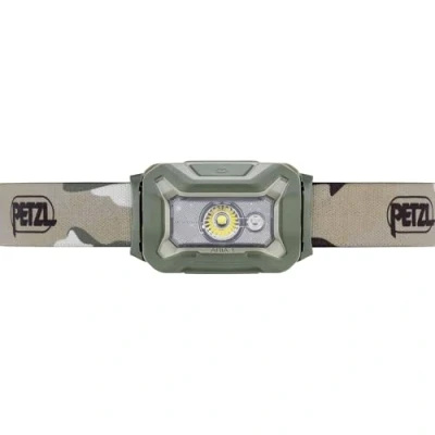 Bild av Petzl Aria 1 RGB, Pannbandsficklampa, Kamouflage, Duraluminium, Gummi, Knappar, 2 m, IP67