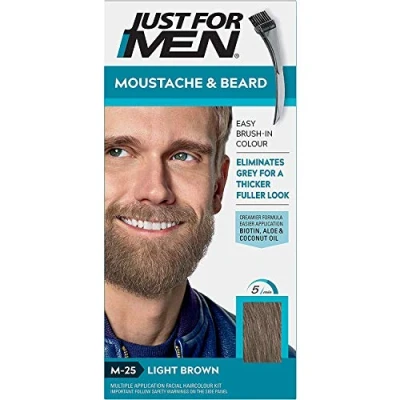 Bild av Just For Men Moustache &amp; Beard Color M25 Light Brown