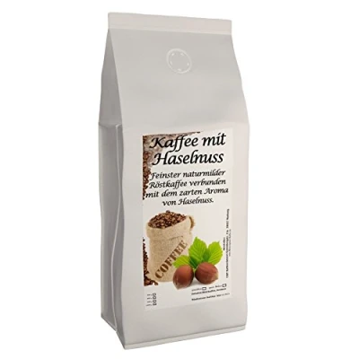Bild av Aromakaffee Aromatiserat kaffe hela bönan färsk rostad av oss (hasselnöt, 200 gram)