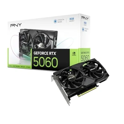 Bild av PNY GeForce RTX 5060 Dual Fan 8GB GDDR7 RAM Grafikkort