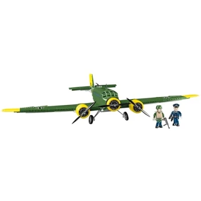 Bild av COBI 5710 Junkers JU 52/3M leksaker, grön gul