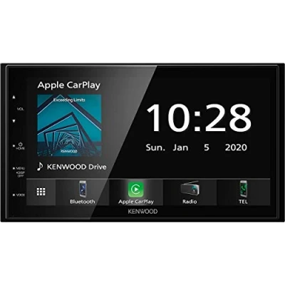 Bild av Kenwood DMX5020BTS 17,3 cm WVGA Digital Media Moniceiver med FM RDS mottagare, CarPlay, Android Auto, USB spegel, Bluetooth, kapacitiv pekskärm och DSP