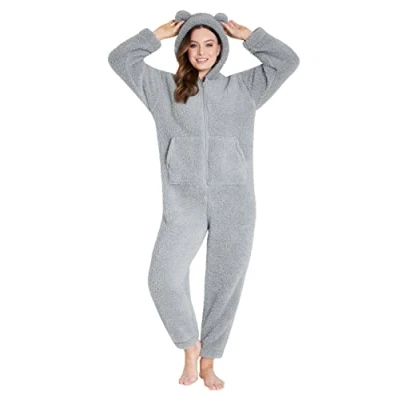 Bild av CityComfort Borg onesie för damer, M, Grå