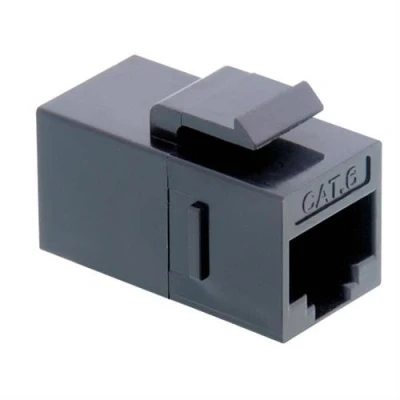 Bild av LogiLink NK4012 Cat.6 Keystone Inline Coupler UTP 14.5 mm width black (1 Pack)