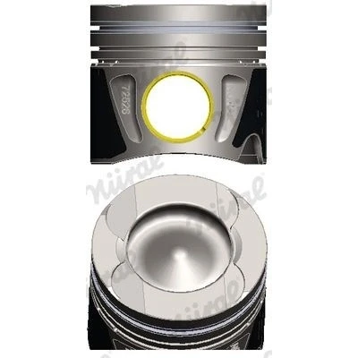 Bild av NÜRAL 87 433400 10 Piston 83 avec prise femelle pour bossage d&#039;axe, canal de refroidissement, porte segment, bielle trapézoïdale