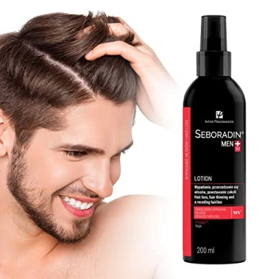 Bild av Seboradin Men Lotion, mot Håravfall, Tunnare Hår och Vikande Hårfäste, 200 ml