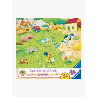 Bild av Ravensburger Knoppussel Bondgård 9 Bitar