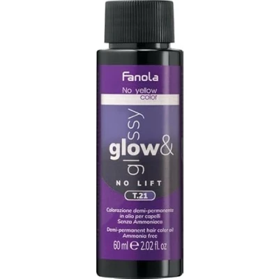 Bild av Fanola Glow &amp; Glossy Demi permanent hårfärg 60 ml T.21 Violet