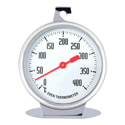 Bild av HERCHR Köksugnstermometer, rostfritt stål urtavla ugnstermometer 0 400 ℃ mat matlagning baktermometer för hem kök BBQ