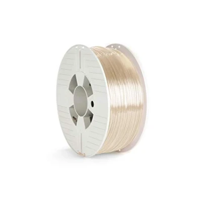 Bild av Verbatim PET G filament 3D tryck, 2,85 mm, 1 kg, polyetentereftalat glykolfilament för materialextrusion, skrivare och penna, av G, transparent