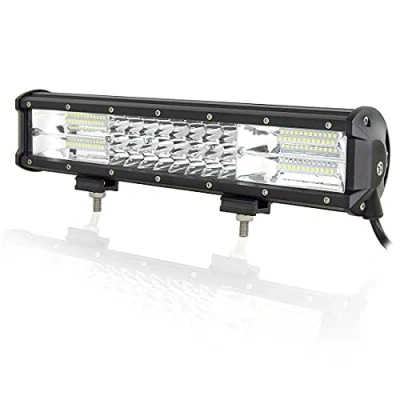 Bild av AUXTINGS 15 18 20 22 tum 216 W 252 288W 324W Trippelrad 7D LED arbetslampa barpunkt översvämning kombo stråle DC 12 V 24 6000 k Offroad fordon 4x4 Atvs Utvs inch Tri row 216W Combo
