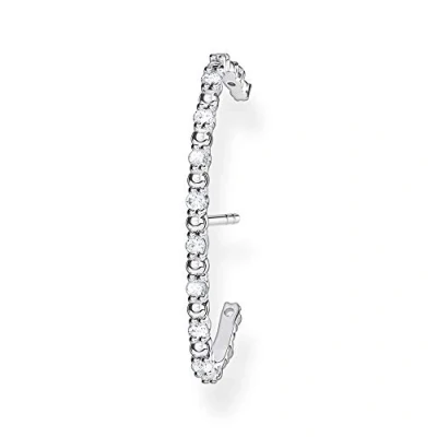 Bild av Thomas Sabo boucles d&#039;oreilles simples pierres blanches argent sterling 925 H2155 051 14