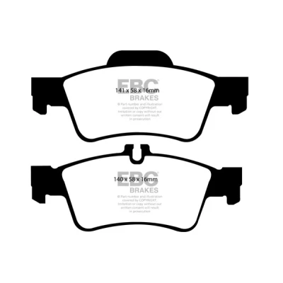 Bild av Bromsbeläggssats, skivbroms EBC Brakes DP41491R