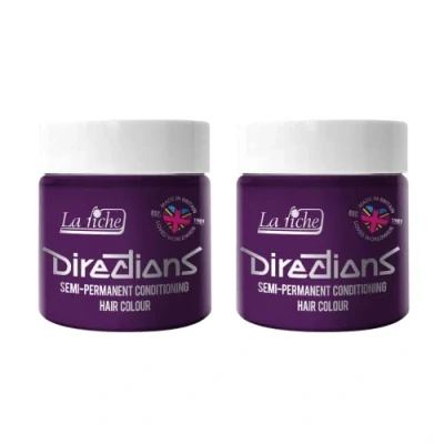 Bild av La Riche Directions semipermanent hårfärg 100 ml burk 2 pack (plum)