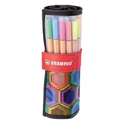 Bild av Fineliner STABILO point 88 ARTY Rollerset med 25 Blandade färger