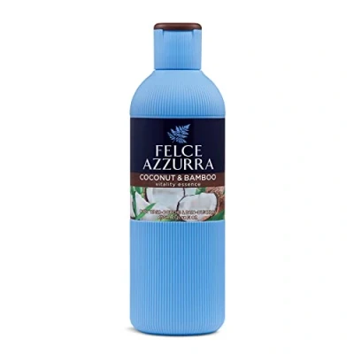 Bild av Felce Azzurra duschbad kokosnöt och bambu, fräsch doft, återfuktar huden 650 ml
