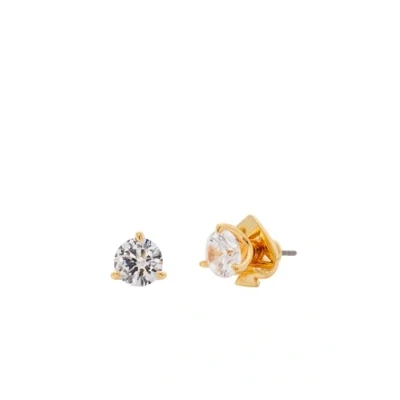 Bild av kate spade new york MINI TRIO Prong Studs Örhänge clear/goldcoloured, Storlek: One Size, Clear/gold coloured