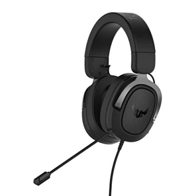 Bild av ASUS TUF Gaming H3 Gun Metal Headset with virtual 7.1 Surround, Tough stainless steel headband and fast cooling ear cushions for PC, PS4, Xbox One Nintendo Switch