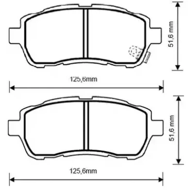 Bild av VAICO V25 1177 Jeu de plaquettes frein Q+, Première Monte Essieu avant non préparé pour indicateur d&#039;usure FORD: FIESTA 6, 6 Van