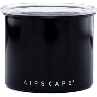 Bild av Planetary Design Airscape kaffebehållare i rostfritt stål Matförvaringsbehållare Patenterat lufttätt lock Tryck ut överflödig luft och bevaringsfräschhet (liten, obsidian svart)