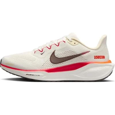 Bild av Nike Performance AIR ZOOM Pegasus 41 Väglöparskor, Storlek: 37.5, Sail/ironstone/picante red/safety orange/metallic gold Textil/syntet
