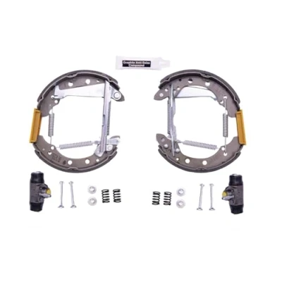 Bild av HELLA Shoe Kit Pro 8DB 355 005 021 de freins, freins à tambours avec cylindre roue, élément d&#039;ajustage VOLKSWAGEN: GOLF 3, Lupo / 3L